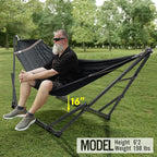 Tranquillo Universal Hammock Stand 600 lbs Capacity, Instant 20s Foldable - Image 9