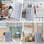 Lifewit 3 Pack Laundry Hamper Large Collapsible Laundry Baskets, Freestanding - Image 5