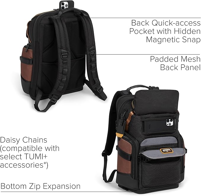 TUMI - Alpha Bravo Nomadic Backpack - Men's Durable Carry On Bag - 18.8" X - Image 4