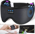 LC-dolida Sleep Headphones, Sleep Mask Bluetooth Wireless Music Eye Mask by LC-dolida