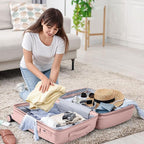 Nazhura Luggage Set, 3-Piece Hardside Suitcase Set, 20-inch Carry On, 28-inch - Image 7