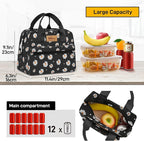 HOMESPON Insulated Lunch Bag for Women Men Lunch Box Cooler Lunch Tote for Work - Image 3