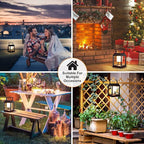 LETRY Outdoor Table Lamp, Brightness LED Nightstand Lantern, Portable - Image 7
