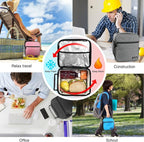 Hap Tim Insulated Lunch Box for Men, Reusable Lunch Bag for Women, Spacious - Image 7