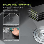 Black Kitchen Sink Drop-In 22 x 18 inch, SINKVINE PVD Nano Stainless Steel Bar - Image 6