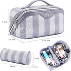 BOYATU Makeup Bag Travel Cosmetic Bag: 3 Pcs Set Portable Make up Bags - Image 7
