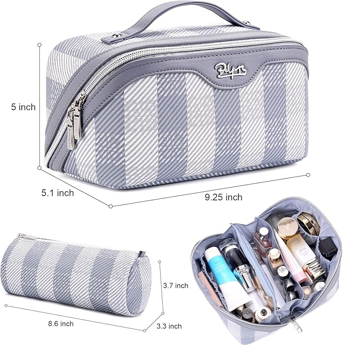 BOYATU Makeup Bag Travel Cosmetic Bag: 3 Pcs Set Portable Make up Bags - Image 7