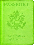 BB-green Passport and Vaccine Card Holder Combo by welcometoEoehro