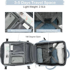 Hanples Large Travel Backpack for Women, 35L Carry on Luggage Backpack - Image 8