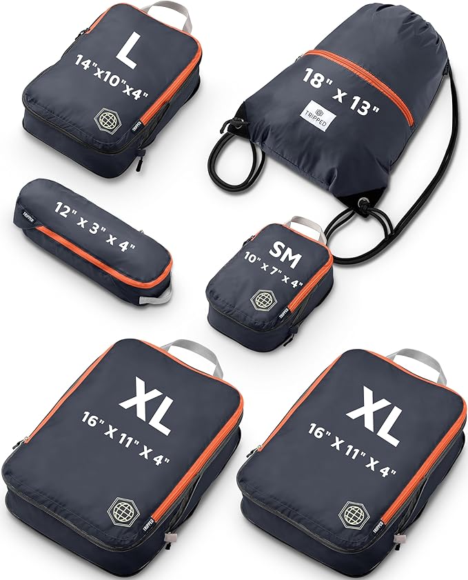 Large Compression Packing Cubes 6 Piece Set - Image 3