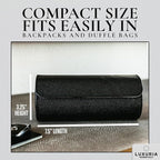 Watch Roll Travel Case for 2 Watches | Hidden Jewelry Storage Compartment - Image 6