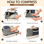 5 Pcs Packing Cubes for Suitcase Large Travel Cubes Carry on Luggage Organizer - Image 4