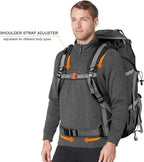 Loowoko 50L Hiking Backpack, Waterproof Camping Essentials Bag - Image 4