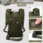 Small Military Tactical Backpack, 30L Tactical Assault Bag - Image 8