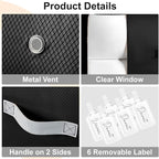 Comforter Storage Bag - 130L Large Capacity Blanket Storage Bags 3-Layer Ultra - Image 6
