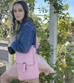 Insulated Genuine Leather Wine Bag - Image 6