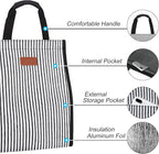Lunch Bags for Women Insulated Reusable Lunch Tote - Image 3