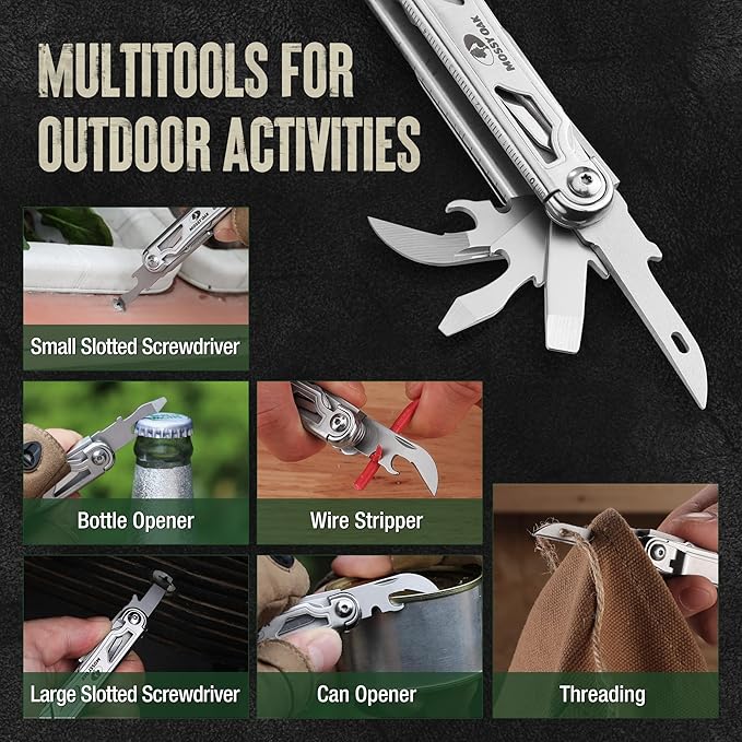 Mossy Oak 12-in-1 Multitool Pocket Knife - Image 6