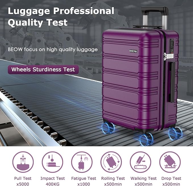 BEOW 3 Piece Luggage Sets For Women - Image 9