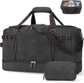 ZOMFELT Travel Duffle Bag for Men, Waterproof Canvas Overnight Duffel Bag by ZOMFELT