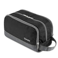Gonex Travel Toiletry Bag Nylon, Dopp Kit Shaving Bag Toiletry Organizer Black by Gonex