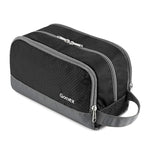 Gonex Travel Toiletry Bag Nylon, Dopp Kit Shaving Bag Toiletry Organizer Black by Gonex