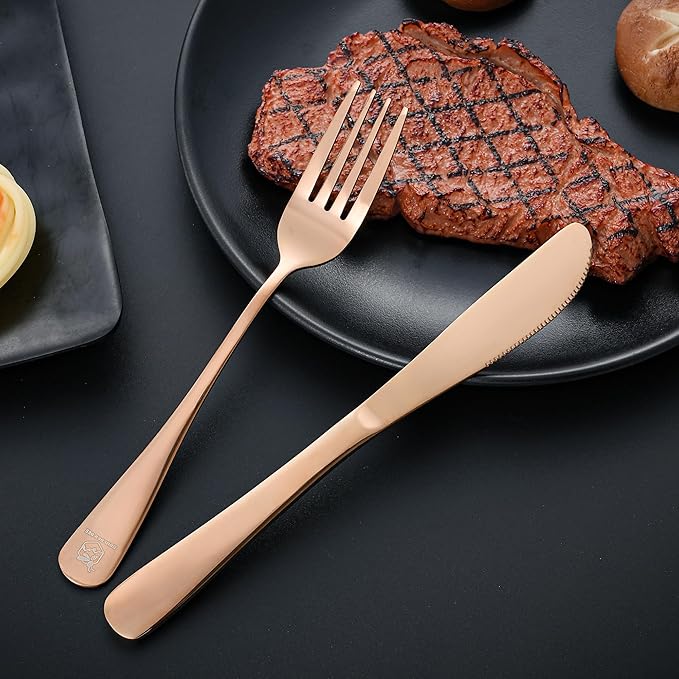 Boulder Bee Travel Utensils Set | Reusable Camping Cutlery Set | Stainless - Image 4