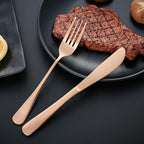 Boulder Bee Travel Utensils Set | Reusable Camping Cutlery Set | Stainless - Image 4