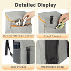 Cooler Backpack Soft Insulated Leak Proof 30 Cans Insulated Backpack Cooler - Image 4