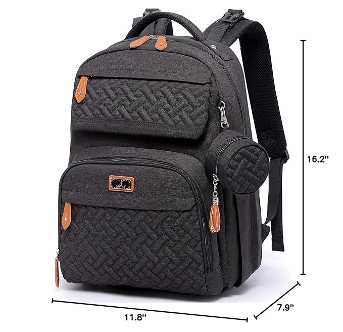 BabbleRoo Diaper Bag Backpack, Travel Backpack - Image 10