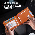 RUNBOX Airtag Wallet Men, Slim but Spacious Wallet - Image 4