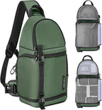 K&F CONCEPT Camera Sling Bag Crossbody Bag Camera Shoulder Backpack by KFCONCEPT