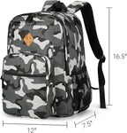 ZORFIN 26L Backpack for College, and Travel: Water Resistant Bookbag - Image 2