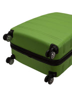 Melbourne Hardside 3 Piece Expandable Spinner Wheel Luggage Set (Green / 3 Piece (20"/24"/28"))