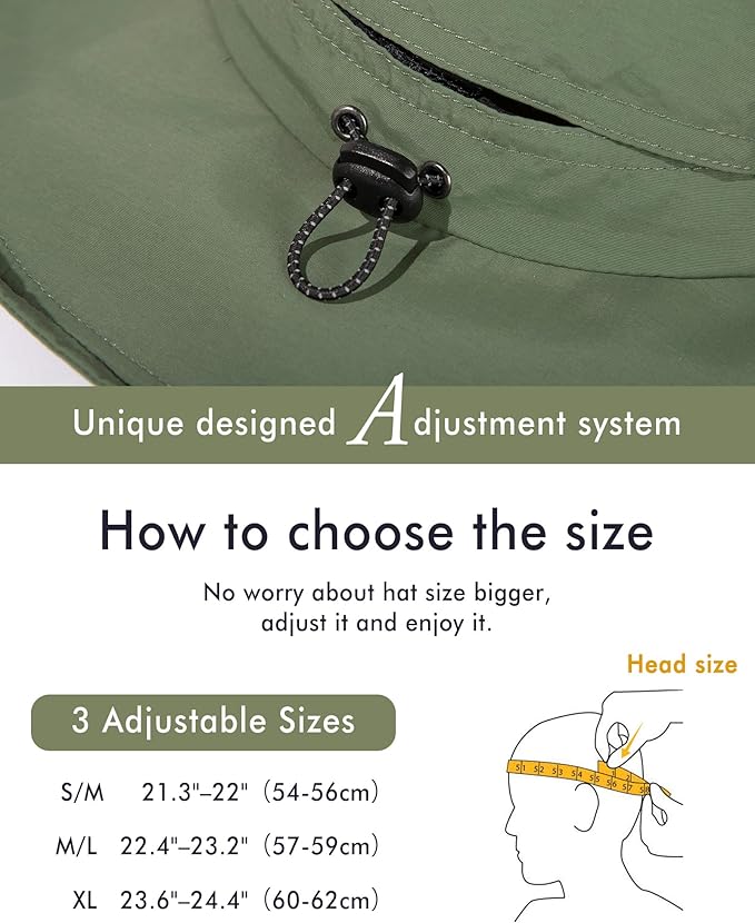 UV 50 Sun Hat for Women Wide Brim - Image 3