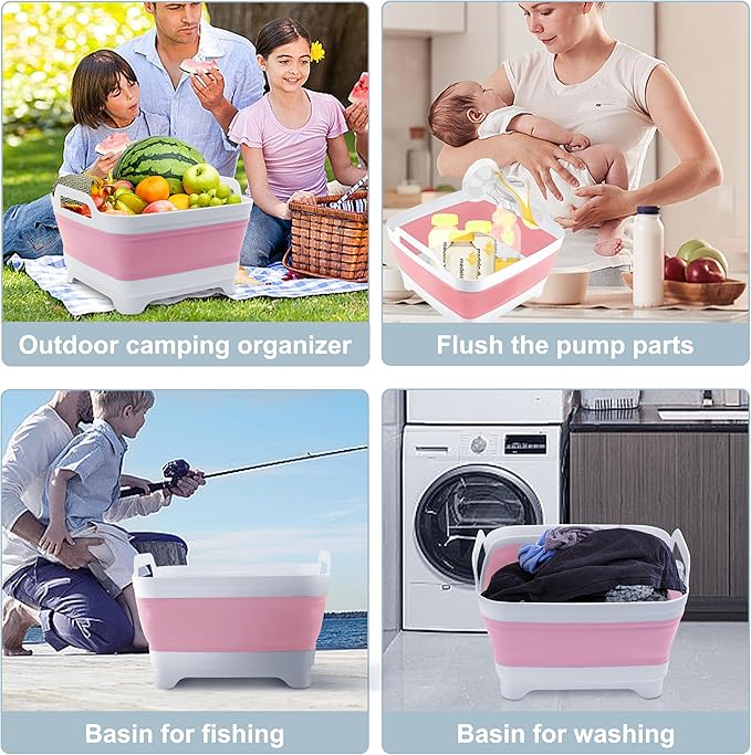 2.4 Gal Collapsible Dish Basin - Image 7