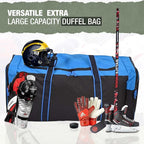 Jetstream Heavy Duty Multi Pocket Durable Sports Gym Equipment Travel Duffel Bag - Image 3