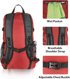 WATERFLY Lightweight Packable Hiking Backpack: 30L Foldable Travel Daypack - Image 5