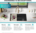 KRAUS Bellucci 30” in. Undermount Workstation Granite Kitchen Sink in White - Image 15