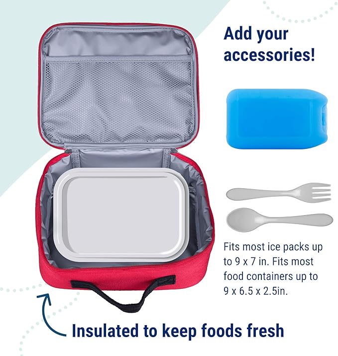 Wildkin Kids Insulated Lunch Box – Durable and Reusable - Image 5