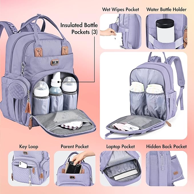 Dikaslon Diaper Bag Backpack - Image 4
