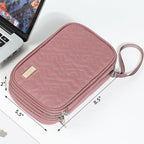 NISHEL Travel Cord Organizer Case, Double Layers Tech Electronic Bag, Essentials - Image 6