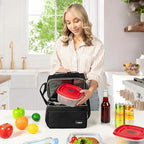 OPUX Lunch Box For Men Women, Insulated Large Lunch Bag Adult Work, Double - Image 4