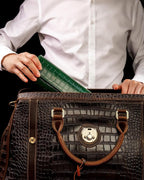MR.OKAY 2 Watch Travel Case-Classic Leather Watch Case - Image 3