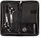 Cricket Shear Advantage Duo Professional Stylist 5.75" & 32T Stainless Steel Hair Cutting Scissors and Hair Thinning Shears Set, Value Set with Case and Accessories