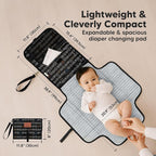 KeaBabies Portable Diaper Changing Pad - Image 3