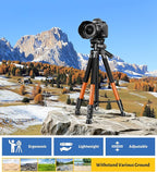 JOILCAN Tripod for Camera, Phone Tripods for Video Recording Photo Vlog - Image 8