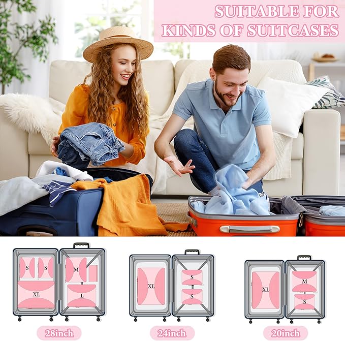 8 Set Compression Packing Cubes - Image 3