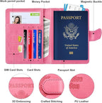 Herain Passport Holder for Travel Cruise Essentials, RFID Passports Book Card - Image 4