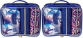 Conair Women's 5 Piece Toiletry and Cosmetic Bag, Blue Palm, 1 Count (Pack of 2)